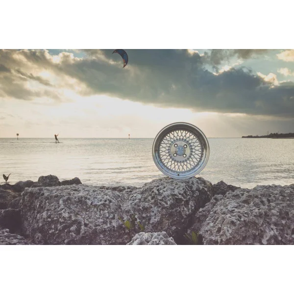 Klutch SL1 15x8,5 ET17 4x100 Silver w/ Machined Lip